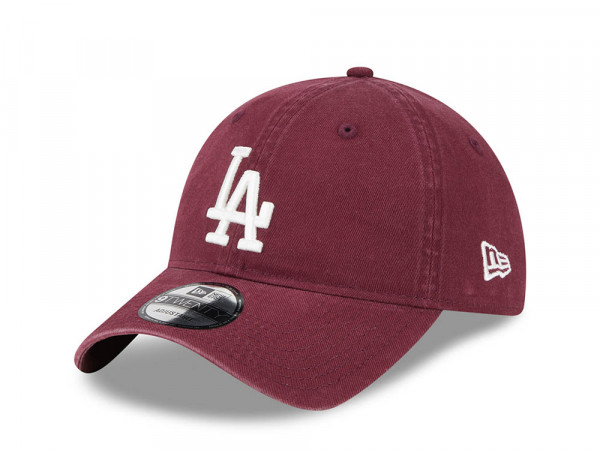 New Era Los Angeles Dodgers Essential League Maroon 9Twenty Strapback Cap