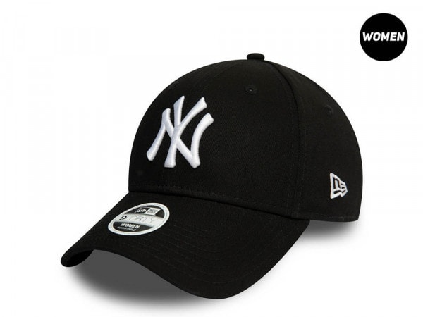 New Era New York Yankees Essential Black Womens 9Forty Strapback Cap