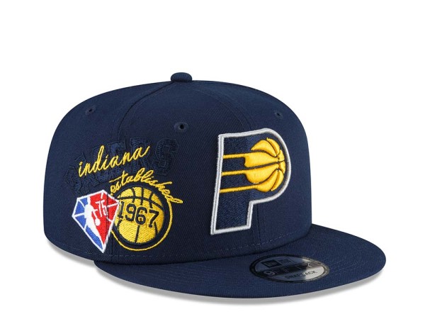 New Era Indiana Pacers Back Half Series 2022 9Fifty Snapback Cap