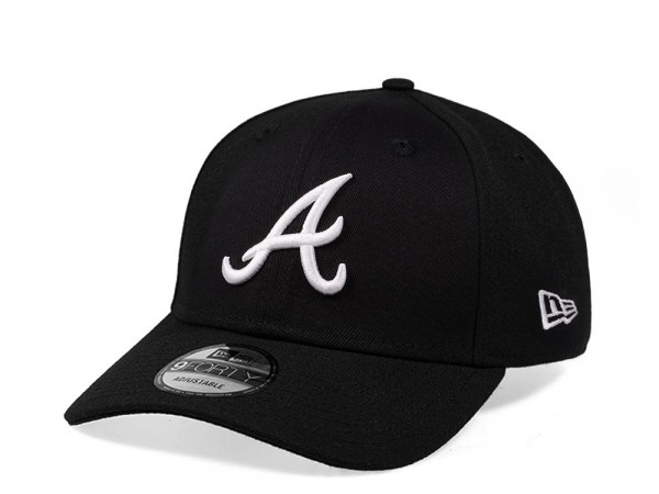 New Era Atlanta Braves Black and White Edition 9Forty Snapback Cap