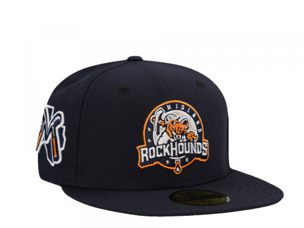 New Era Midland RockHounds Navy Prime Edition 59Fifty Fitted Cap