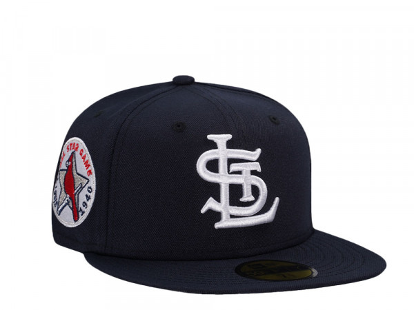 New Era St. Louis Cardinals All Star Game 1940 Navy Prime Throwback Edition 59Fifty Fitted Cap