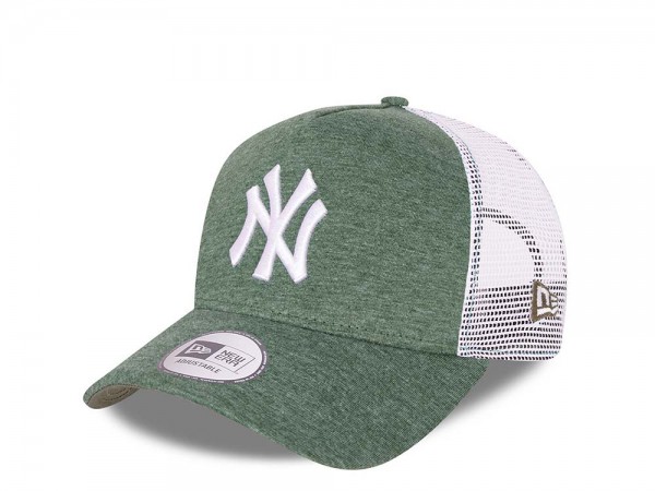 New Era New York Yankees Jersey Green A Frame Trucker Snapback Cap