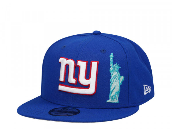 New Era New York Giants Blue Statue of Liberty Edition 9Fifty Snapback Cap