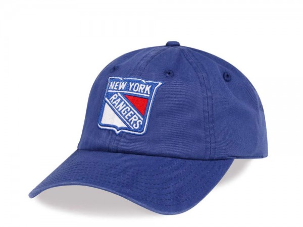 American Needle New York Rangers Blue Casual Strapback Cap