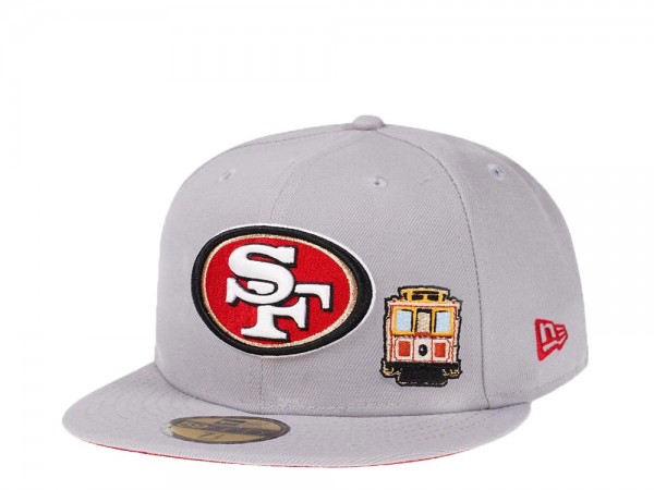 New Era San Francisco 49ers City Icons Grey Edition 59Fifty Fitted Cap