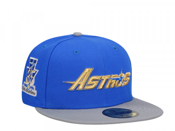 New Era Houston Astros 35th Anniversary Fresh Blue Two Tone Edition 59Fifty Fitted Cap