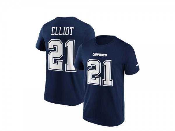 Fanatics Dallas Cowboys Ezekiel Elliott Name & Number T-Shirt