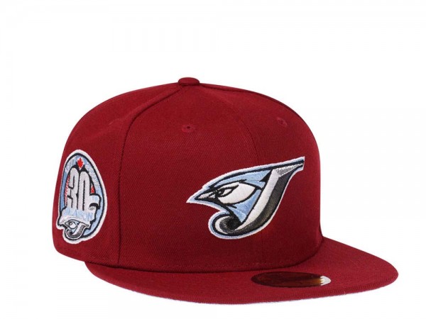 New Era Toronto Blue Jays 30th Season Smooth Red Glacier Blue Paisley Edition 59Fifty Fitted Cap