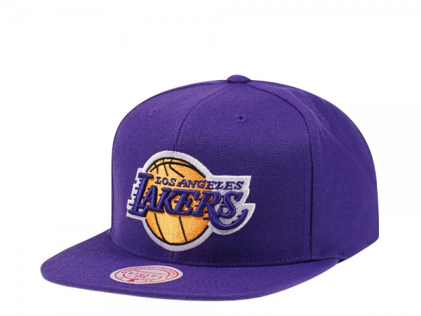 Mitchell & Ness Los Angeles Lakers Hardwood Classics Ground Snapback Cap