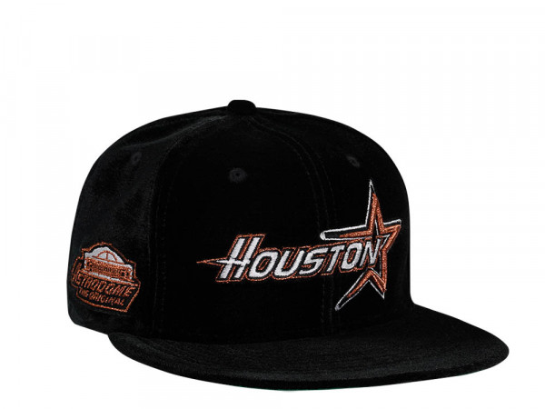 New Era Houston Astros Astrodome Black Velvet Edition 59Fifty Fitted Cap