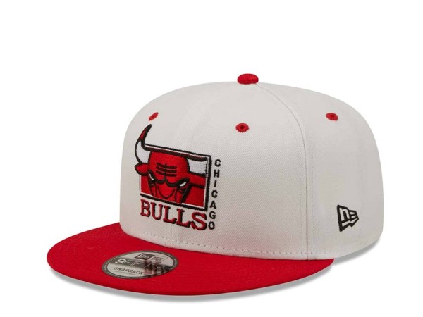 New Era Chicago Bulls White Crown 9Fifty Snapback Cap