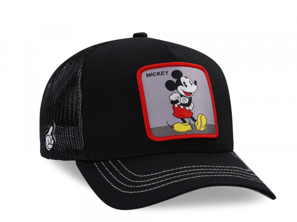 Capslab Disney Mickey Mouse Black Trucker Snapback Cap