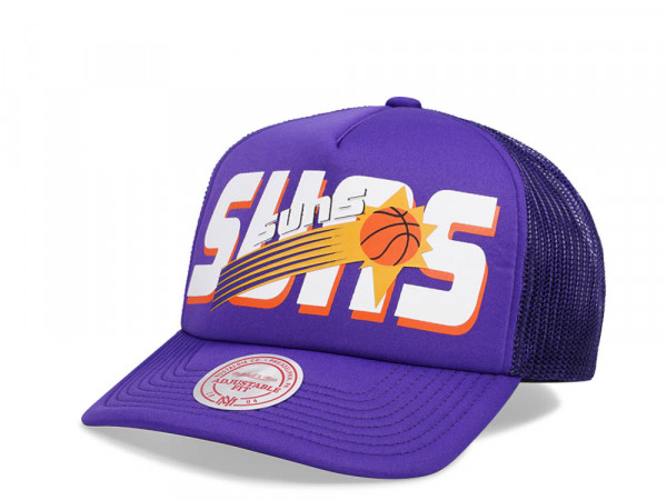 Mitchell & Ness Phoenix Suns Purple Billboard Trucker Snapback Cap