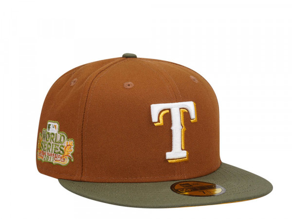New Era Texas Rangers World Series 2011 Two Tone Edition 59Fifty Fitted Cap