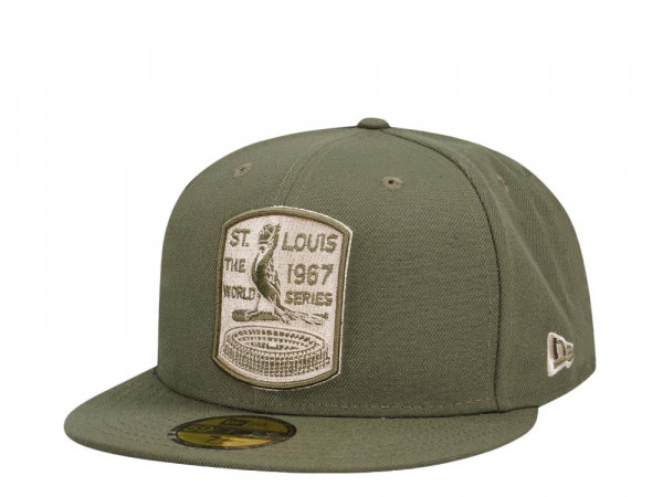New Era St. Louis Cardinals World Series 1967 Olive Classic Edition 59Fifty Fitted Cap
