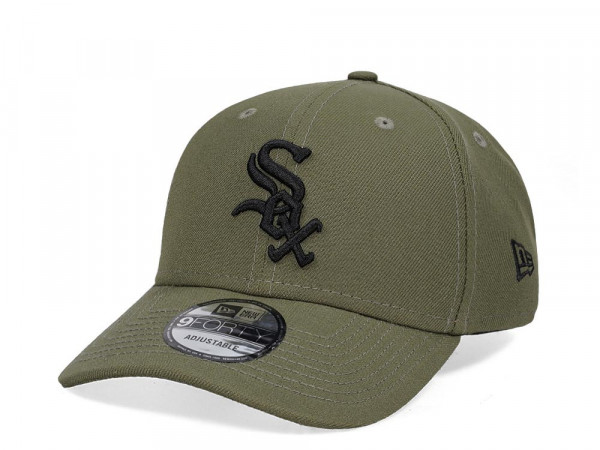 New Era Chicago White Sox Olive Black Edition 9Forty Snapback Cap