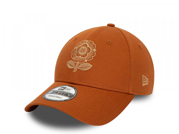 New Era Rugby Football Union Heritage Brown 9Forty Strapback Cap