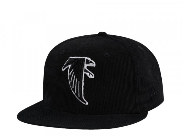 New Era Atlanta Falcons Black Cord Throwback Edition 59Fifty Fitted Cap