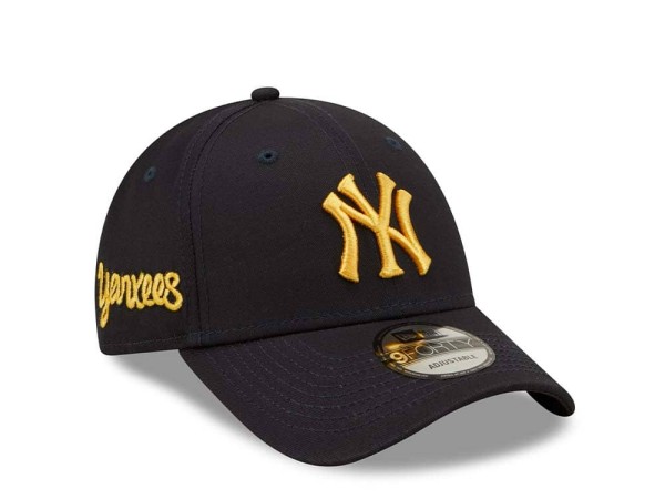 New Era New York Yankees Stadium Food Navy 9Forty Strapback Cap