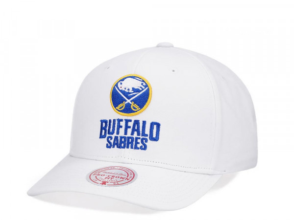 Mitchell & Ness Buffalo Sabres All in Pro White Snapback Cap