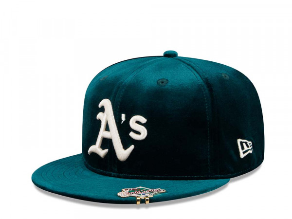 New Era Oakland Athletics 75th World Series Velvet 59Fifty Fitted Cap
