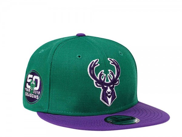 New Era Milwaukee Bucks 50 Seasons Prime Edition 9Fifty Snapback Cap