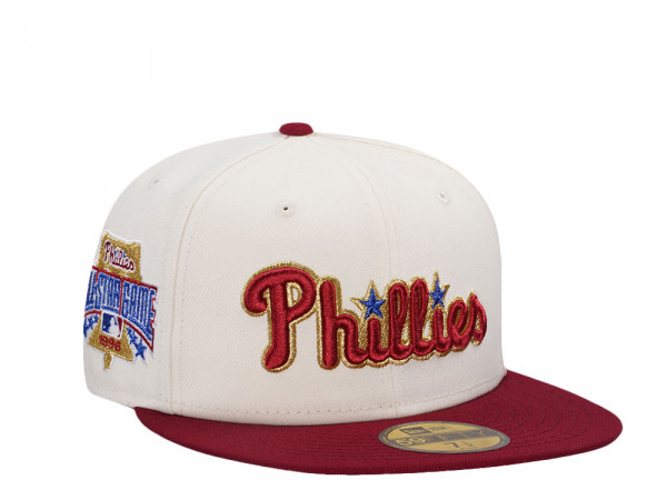 New Era Philadelphia Phillies All Star Game 1996 Chrome Gold Two Tone Edition 59Fifty Fitted Cap