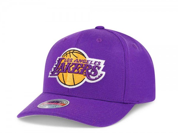 Mitchell & Ness Los Angeles Lakers Team Ground Red Line Flex Snapback Cap