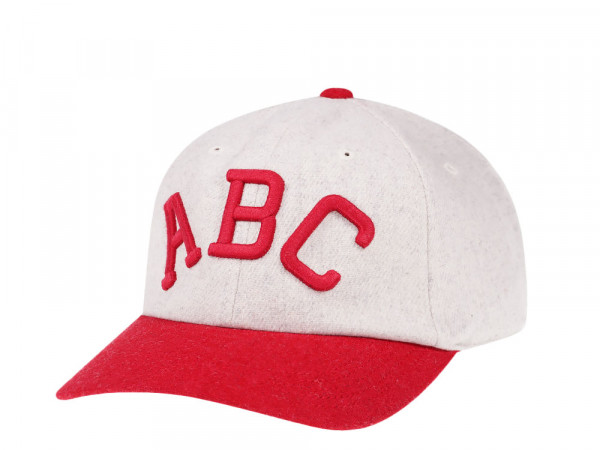 American Needle Indianapolis ABC'S Cream Wool Strapback Cap