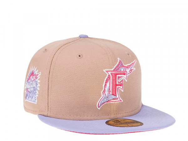 New Era Florida Marlins Inaugural Season 1993 Sand Prime Two Tone Edition 59Fifty Fitted Cap