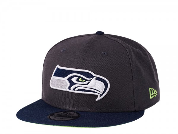 New Era Seattle Seahawks Blue and Grey Edition 9Fifty Snapback Cap