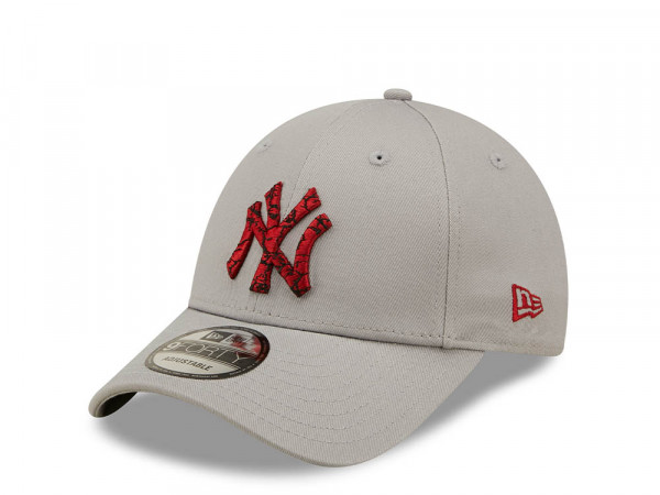 New Era New York Yankees Gray Marble Infill Edition 9Forty Strapback Cap