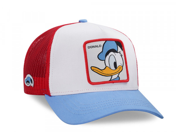 Capslab Disney Donald Duck White Blue Trucker Snapback Cap