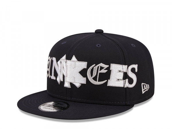 New Era New York Yankees Team Typography 9Fifty Snapback Cap