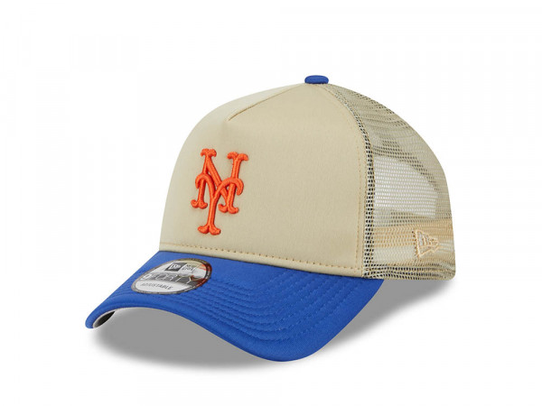 New Era New York Mets All Day Two Tone 9Forty A Frame Trucker Snapback Cap
