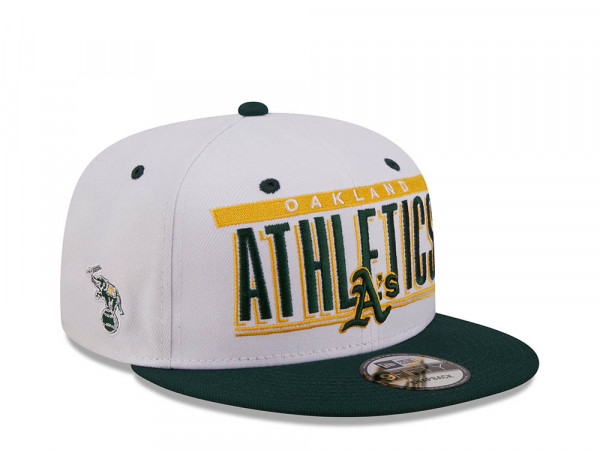 New Era Oakland Athletics Retro Title 9Fifty Snapback Cap