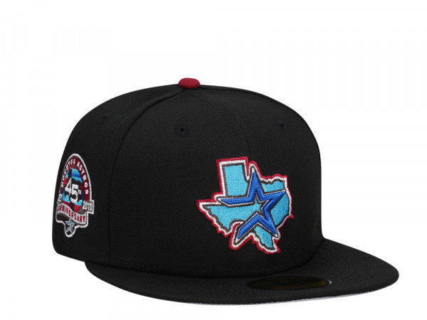 New Era Houston Astros 45th Anniversary Black Opal Edition 59Fifty Fitted Cap