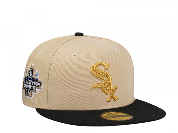 New Era Chicago White Sox All Star Game 2003 Vegas Heavy Gold Two Tone Edition 59Fifty Fitted Cap