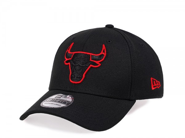 New Era Chicago Bulls Red Horn 39Thirty Stretch Cap