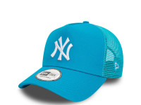 New Era New York Yankees League Essential Blue A Frame Trucker Snapback Cap
