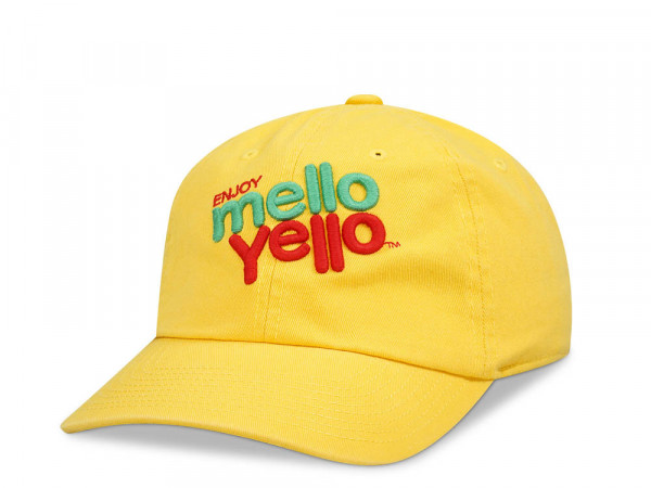 American Needle Mello Yello Ballpark Yellow Strapback Cap