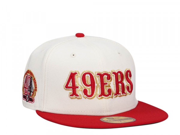 New Era San Francisco 49ers Chrome Two Tone Edition 59Fifty Fitted Cap