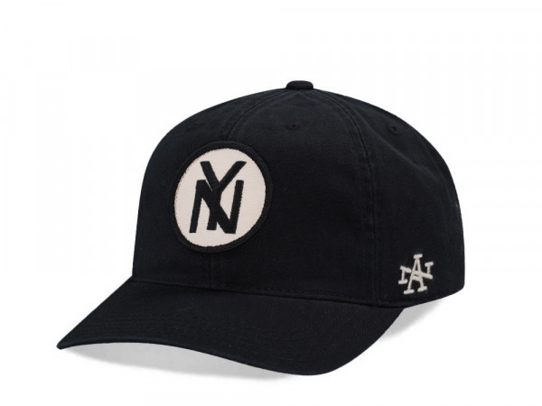 American Needle New York Yankees NL Hepcat Black Strapback Cap