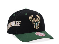 Mitchell & Ness Milwaukee Bucks Classic Pro Crown Fit Snapback Cap