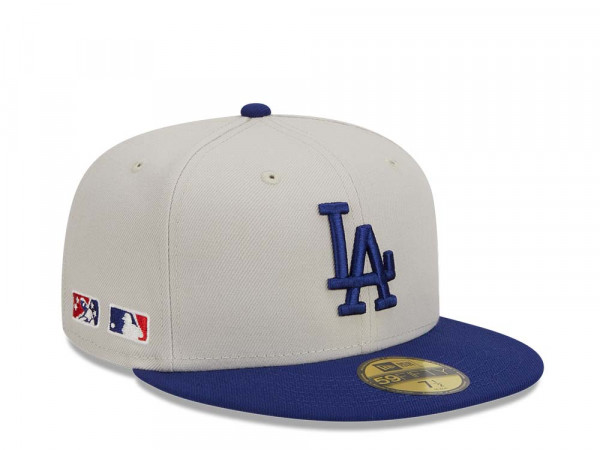 New Era Los Angeles Dodgers Farm Team Stone Throwback Two Tone Edition 59Fifty Fitted Cap
