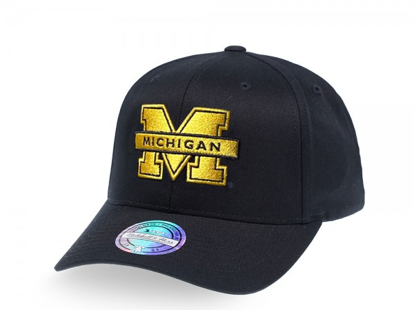 Mitchell & Ness Michigan Wolverines 110 Flex Snapback Cap