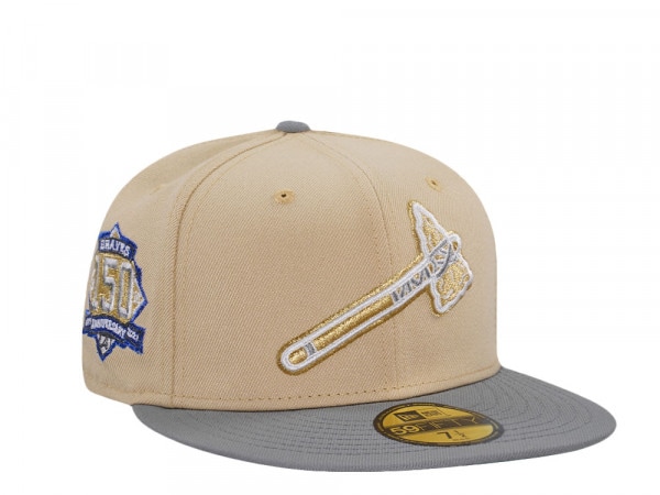 New Era Atlanta Braves 150th Anniversary Vegas Throwback Two Tone Edition 59Fifty Fitted Cap