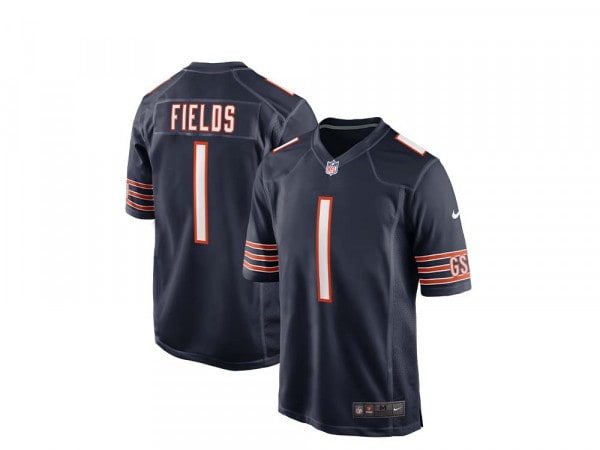 Nike Chicago Bears Justin Fields Game NFL Jersey