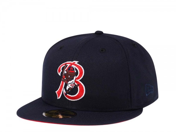 New Era Buffalo Bisons Navy Red Edition 59Fifty Fitted Cap
